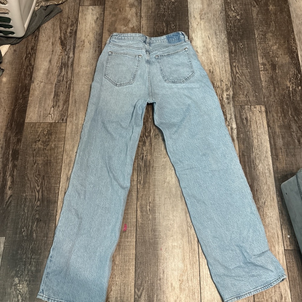 Abercrombie & Fitch Light Blue Boyfriend Jeans